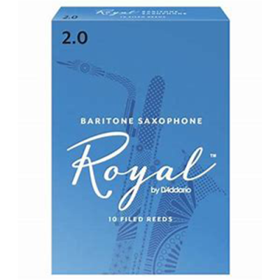 Royal by D'Addario Tenor Sax Reeds, Strength 2, 10-pack