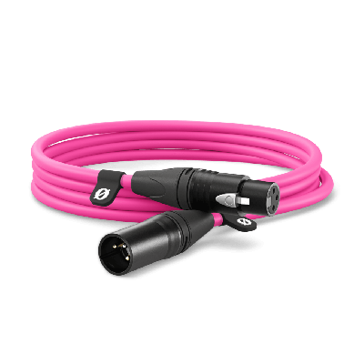 Rode XLR-XLR Coloured Mic Cable 3M Pink