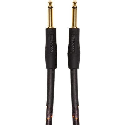 Roland RIC-G20 Instrument Cable (20ft, 6m) Straight connector Gold Series