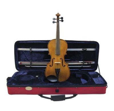 Stentor Student II Viola 15 inch size Outfit with Bow and Case in Golden Chestnut