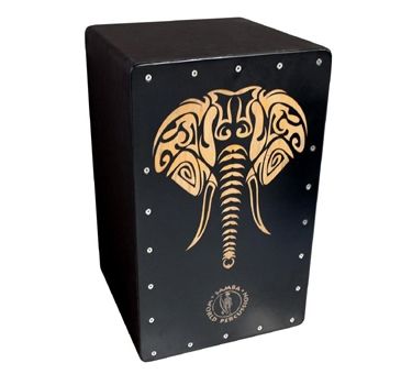 Samba Cajon Standard with Elephant Design