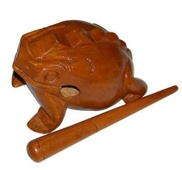 SWP Wood Frog Guiro Scraper Medium Size