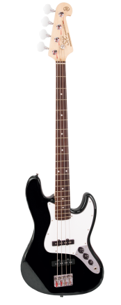 SX SB1 Electric Bass Guitar Kit in Black