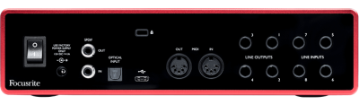 Focusrite Scarlett 18i8 Gen 3 USB-C 18 Input Audio Interface