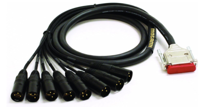 Mogami Gold DB25-XLRM-30 Analog Recorder Interface Cable, 8 Channel, DB25 to XLR-Male, 30 ft.
