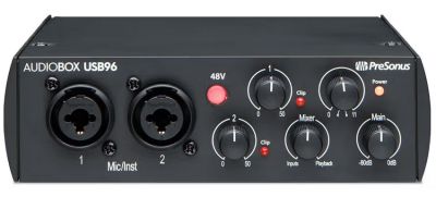 PreSonus AudioBox USB96CB w/ Interface, Monitors, Mic, Headphones & Software