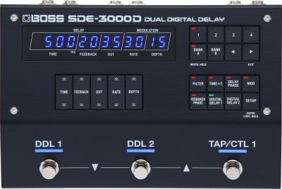 Boss SDE-3000D Dual Digital Delay Pedal