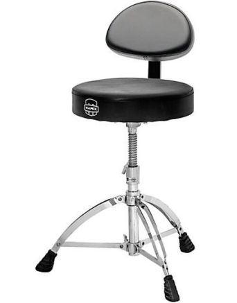 Mapex T700 Round Top Double Braced Drum Throne with Back Rest