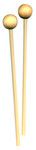  - Wooden Percussion Beaters (pair)