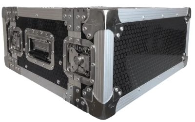 Microphone Road Case with 2RU Rack & Drawer