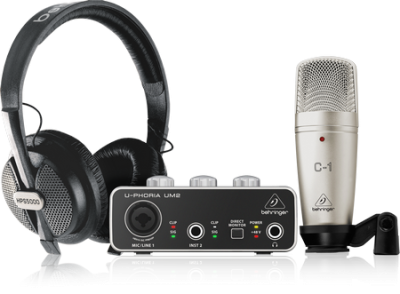 Behringer Uphoria Studio Recording Bundle