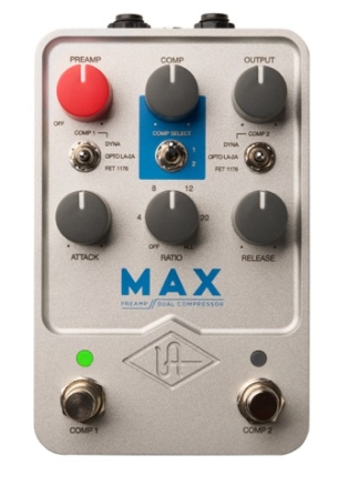 Universal Audio UAFX Max Preamp & Dual Compressor Effects Pedal