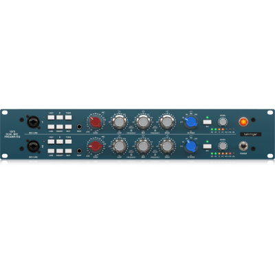 Behringer 1273 2-Channel Legendary British-Style Microphone Preamplifier with 3-Band EQ