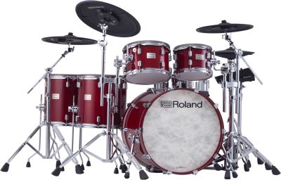 Roland VAD716 GC Acoustic Design V-Drum Kit - Gloss Cherry
