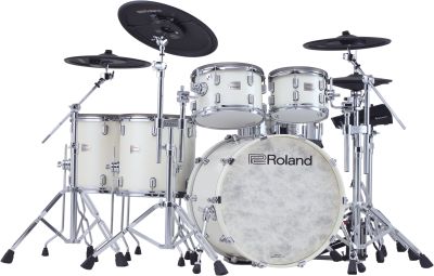 Roland VAD716 PW Acoustic Design V-Drum Kit - Pearl White