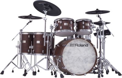 Roland VAD716 SW Acoustic Design V-Drum Kit - Satin Walnut