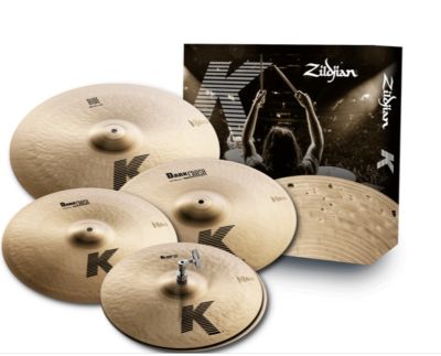 Zildjian K0800 K Zildjian 4 Way Cymbal Set Pack 14/16/18/20