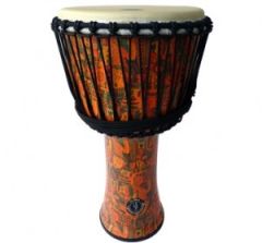 Samba 10" PVC Djembe in Tribal finish