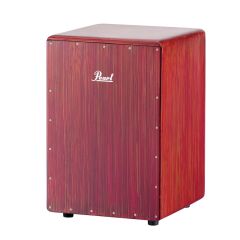 Pearl Boom Box Cajon in Red Mahogany Burgundy finish