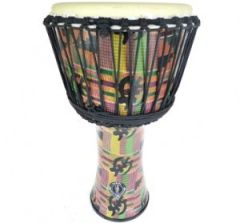 Samba 10" PVC Djembe in Kente Finish