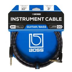 Boss - BIC-10A 10ft / 3m Instrument Cable Black