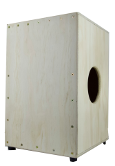 Rodrigo Percussion PYO Double Sided Cajon in Raw Natural