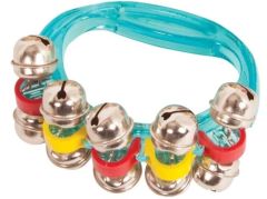 CPK 10 Bell Sleigh Bells on Plastic Handle in Blue