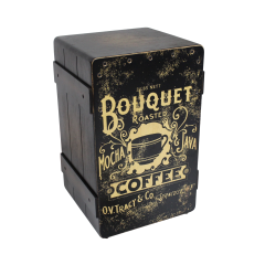 Samba Cajon Pro with Coffee Crate Design in Black
