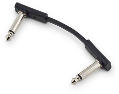 Warwick RockBoard Flat Patch Cable BLK - 5cm