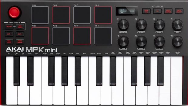 kurubushi 】AKAI MPKmini Versatile MIDI keyboard with Akai Professional MPK Mini Plus.