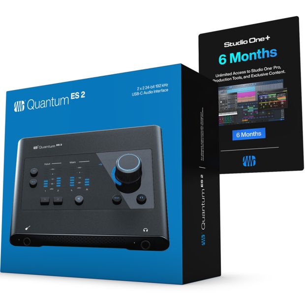 Presonus Quantum ES2 2x2, 24-bit / 192 kHz USB-C Audio Interface