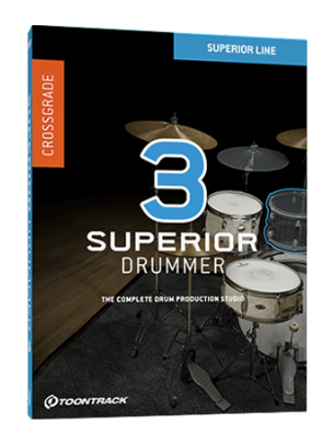 Toontrack Superior Drummer 3 Crossgrade (Digital Delivery)